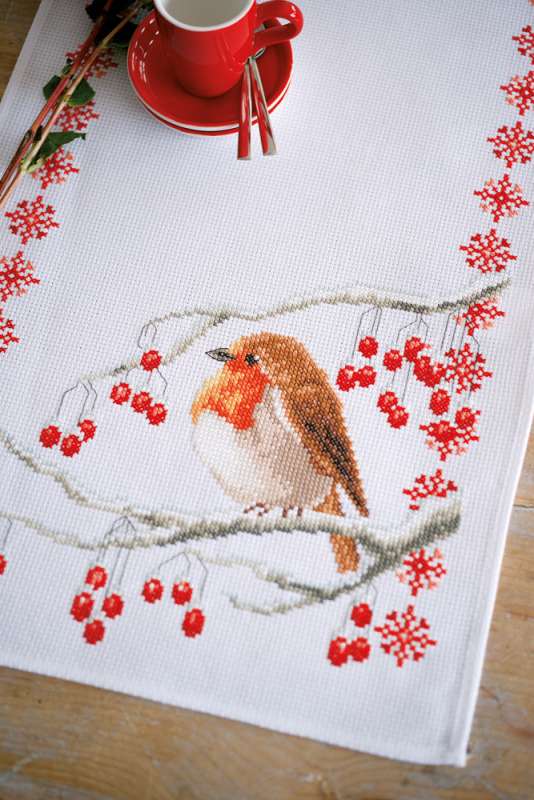 Vervaco-Kreuzstich-Tischdecke-Weihnachten -PN-0155637